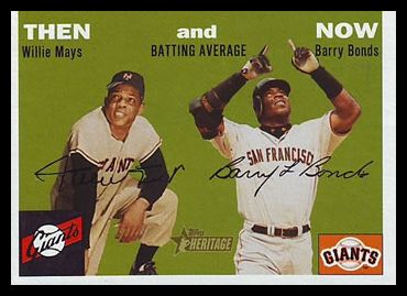 TN3 Willie Mays Barry Bonds